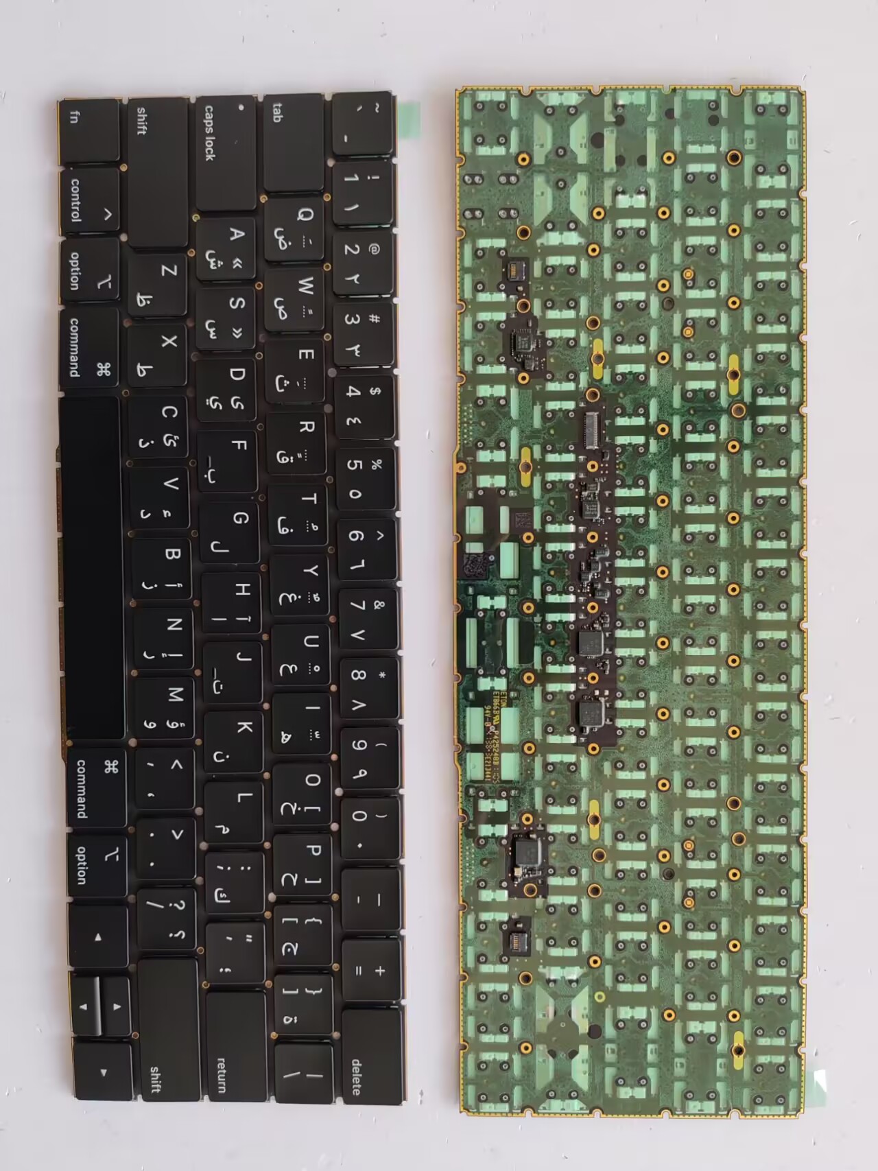 Picture of New Replacement Laptop Keyboard For APPLE A1707/A1706 small carriage return BLACK Backlit AR Layout